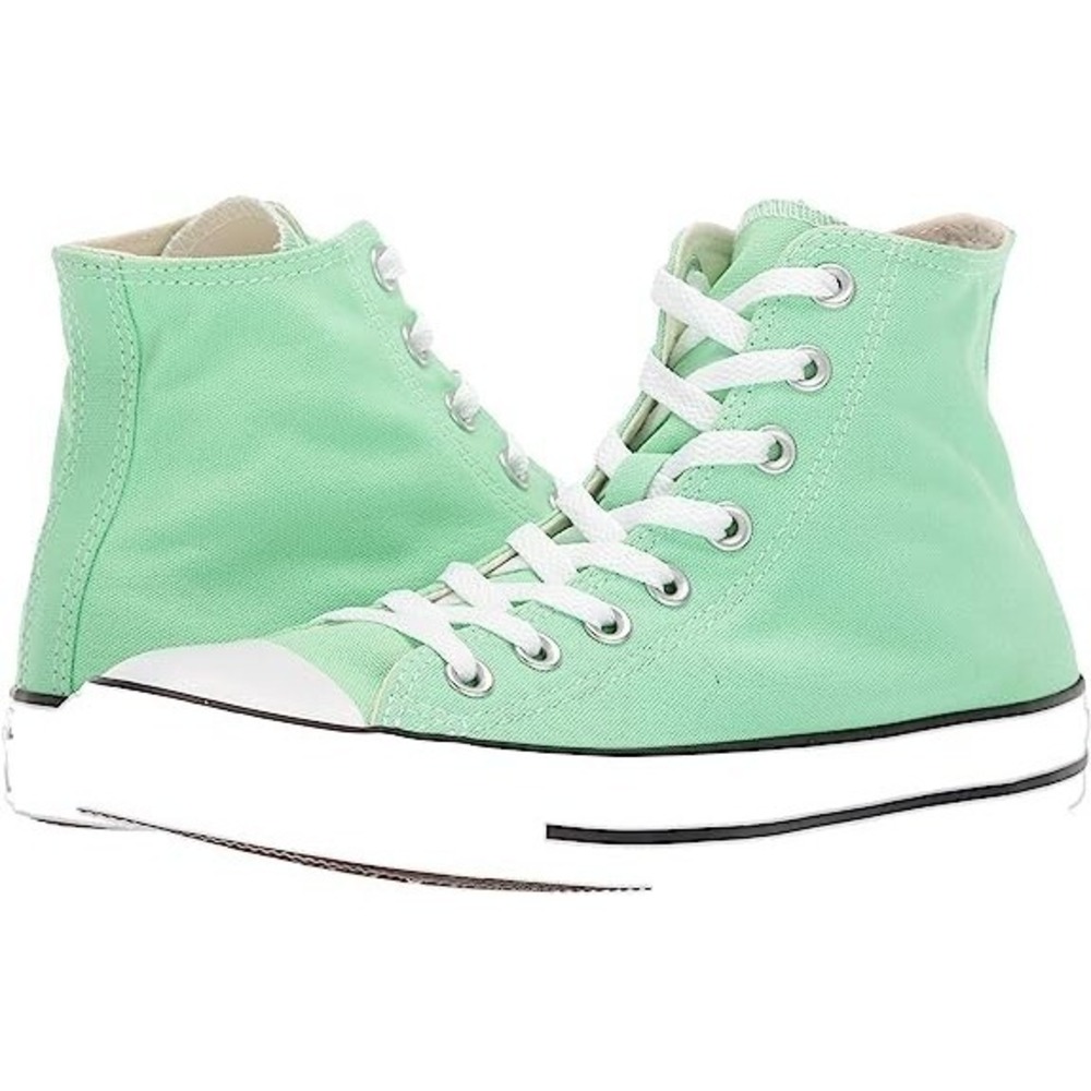 Converse Chuck Taylor All Star Hi Top Sneakers 164396F Lt Aphid Green Men's Sz 8 - Picture 2 of 7